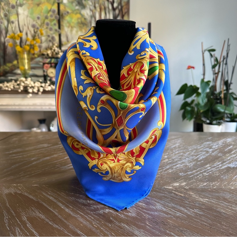 SOLD Authentic Celine Scarf - Picture 4 of 12